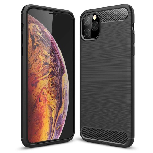 Carbon Case til Iphone 11 - Sort