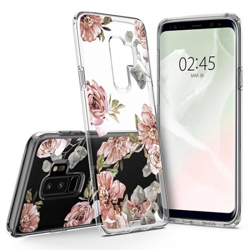 Etui SPIGEN - Liquid Crystal 593CS22916 Sam G965 Galaxy S9 Plus - Blossom Flower