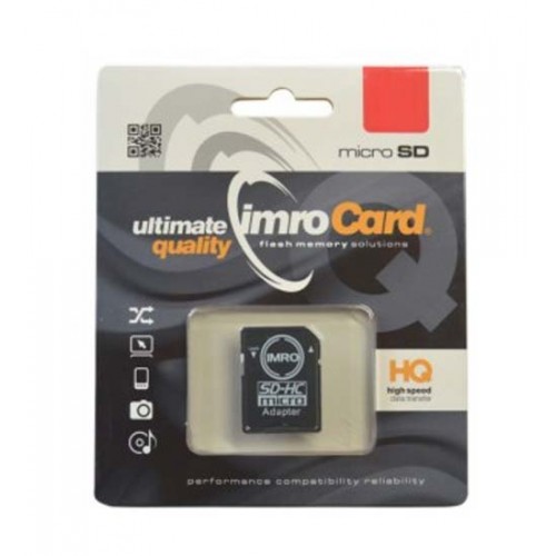 IMRO micro sd hukommelseskort - 8 GB med adapter