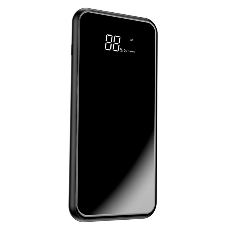 Baseus Bracket Trådløs oplader power bank 8000 mAh trådløs Qi oplader sort (PPALL-EX01)